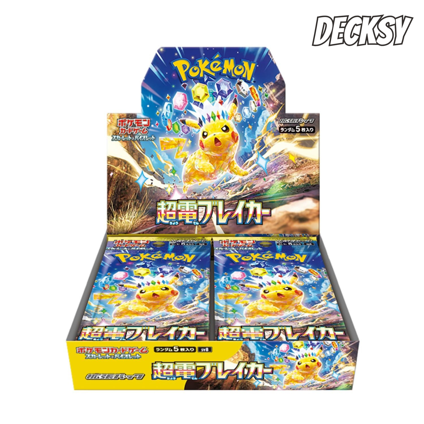 Pokemon TCG Super Electric Breaker SV8 Booster Box – Japanese (Factory Sealed)