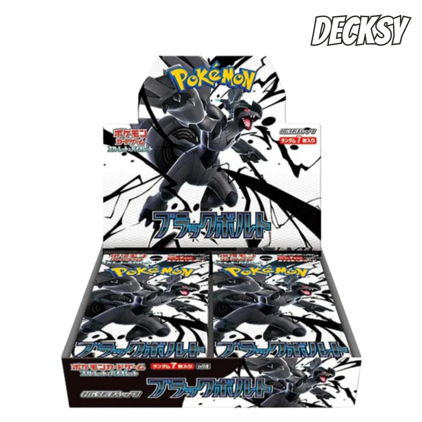 Pokemon TCG Black Bolt SV11B Booster Box – Japanese (Factory Sealed)