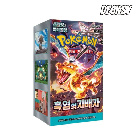 Pokemon Ruler of the Black Flame SV3 Booster Box – Korean (Factory Sealed)