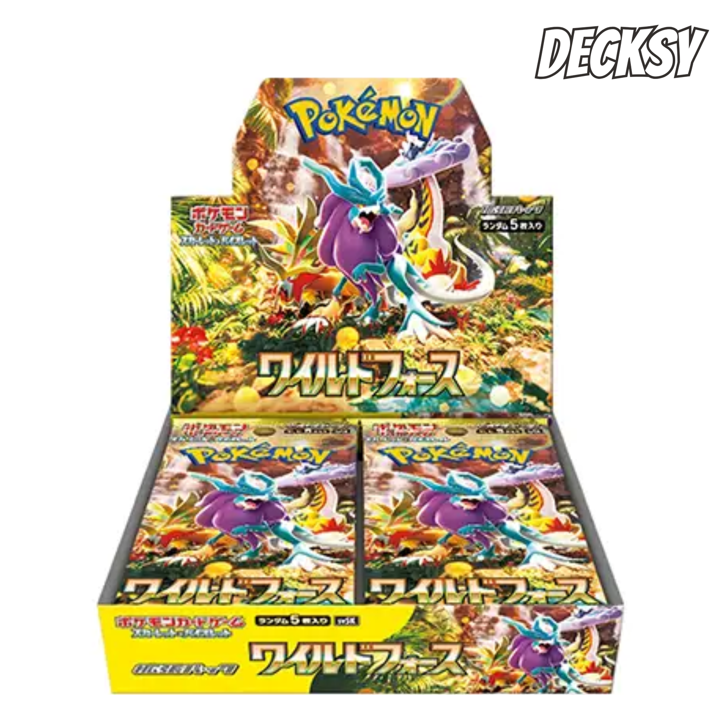Pokemon TCG Wild Force SV5k Japanese Sealed Booster Box (Factory Sealed)